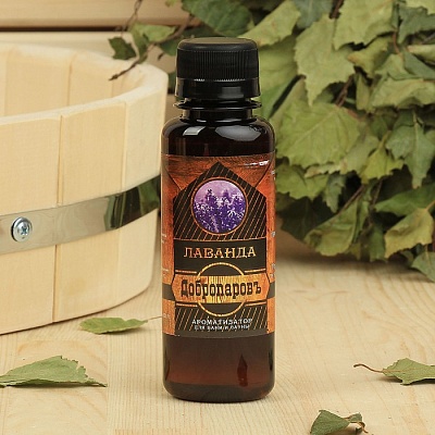 Ароматическая смесь натуральная Лаванда 100 мл. для бани и сауны Ароматическая смесь натуральная Лаванда 100 мл. для бани и сауны