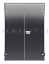 Дверь для сауны Harvia стеклянная двойная 17/19 (коробка ольха/осина бронза) Дверь для сауны Harvia стеклянная двойная 17/19 (коробка ольха/осина бронза)