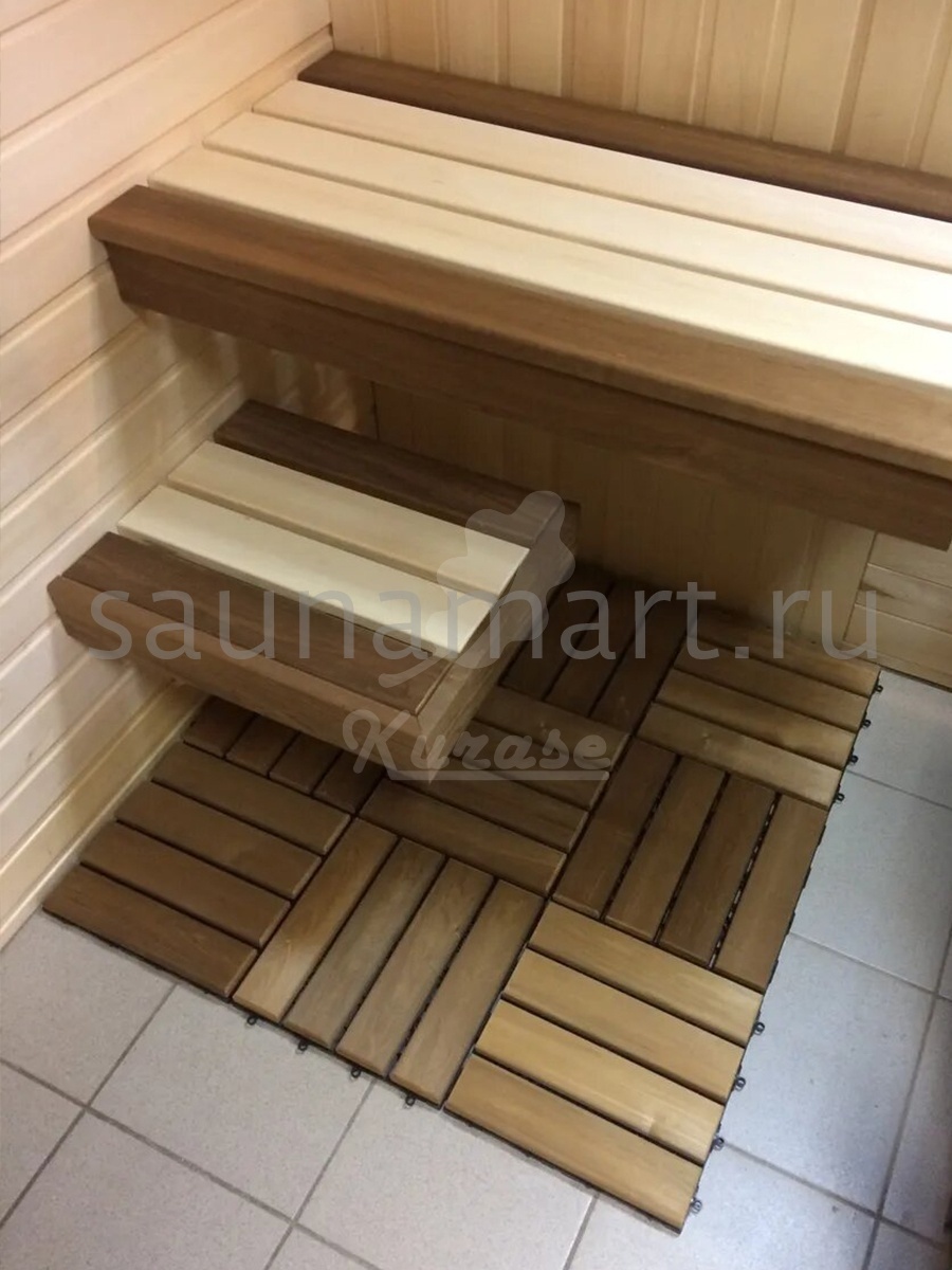 Термодекинг липа 4 планки 300х300х30 Термодекинг липа 4 планки 300х300х30