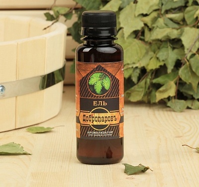 Ароматическая смесь для бани и ванны «Ель» натуральная 100 мл Добропаровъ   2870499 Ароматическая смесь для бани и ванны «Ель» натуральная 100 мл Добропаровъ   2870499