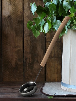 Черпак 02 л оксидир.сталь (черный) МЧ-5 Черпак 02 л оксидир.сталь (черный) МЧ-5