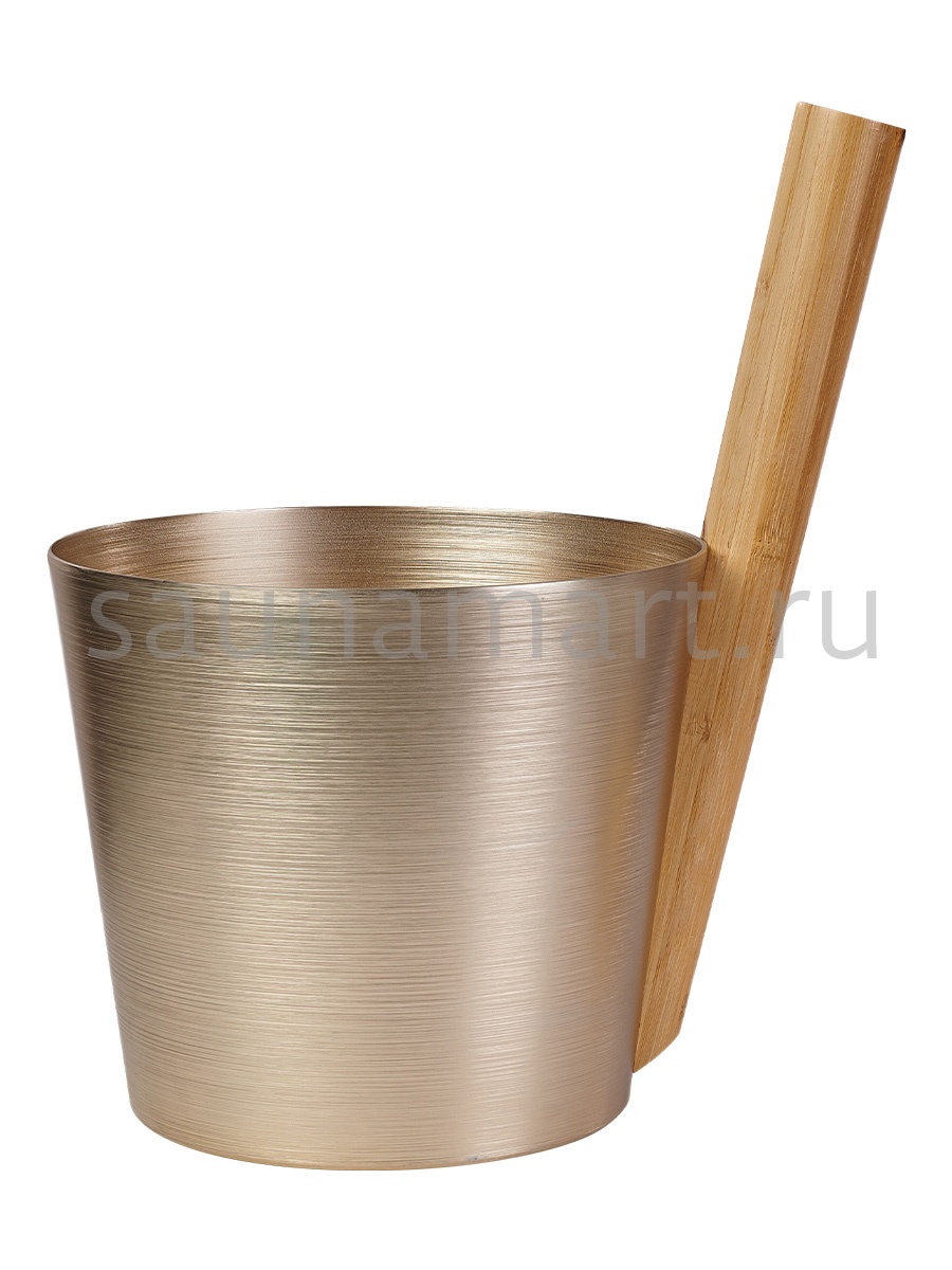 Ушат для бани 5л алюминиевая Шампань Kurase Ушат для бани 5л алюминиевая Шампань Kurase