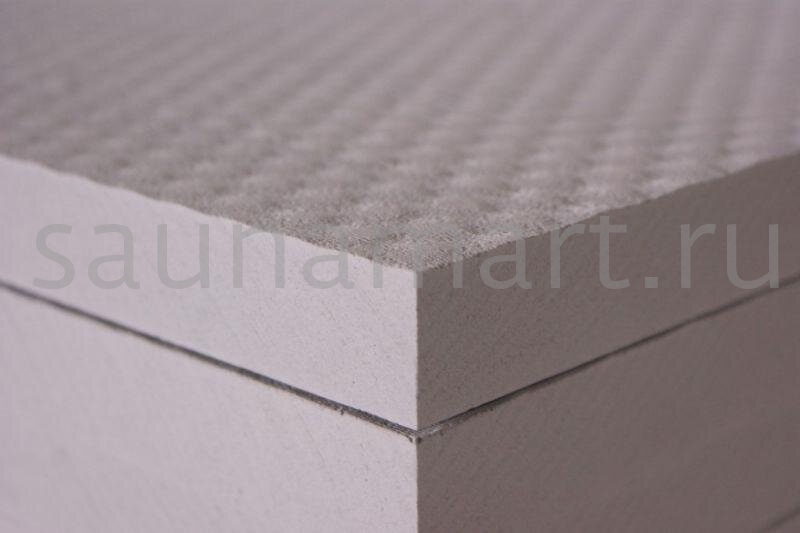 Плита огнезащитная из силиката кальция ИзолМакс 1000х610х30 мм Плита огнезащитная из силиката кальция ИзолМакс 1000х610х30 мм