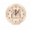 Часы Бочонок деревянные ЧДБ ОЛЬХА