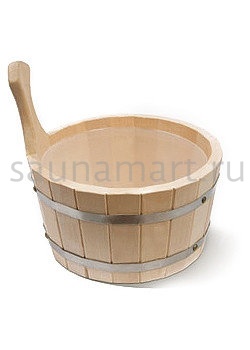 Ушат 5л с пластмассовой вставкой ШП-5 ОЛЬХА Ушат 5л с пластмассовой вставкой ШП-5 ОЛЬХА