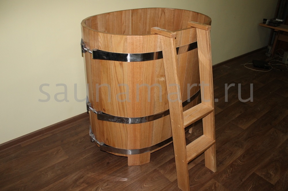 Купель овальная из лиственницы 1.0 х0.7 х1.0 без покрытия CityWood Купель овальная из лиственницы 1.0 х0.7 х1.0 без покрытия CityWood