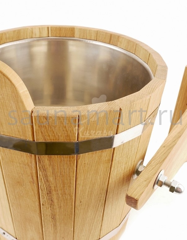 Обливное устройство с нерж. вставкой 20л. дуб (11430) Kurase Обливное устройство с нерж. вставкой 20л. дуб (11430) Kurase