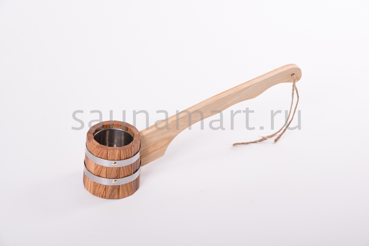 Черпак 05л дуб с нерж. вставкой Вудсон Черпак 05л дуб с нерж. вставкой Вудсон