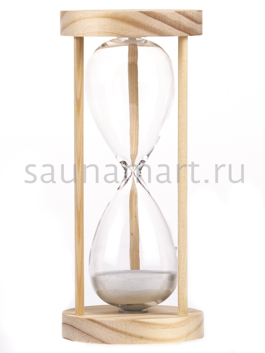 Часы песочные стекло сосна 009CW Kurase Белый Часы песочные стекло сосна 009CW Kurase Белый